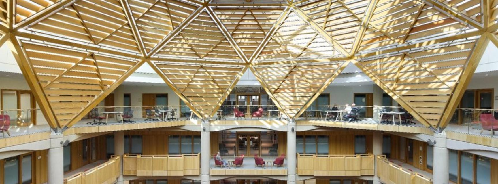 view of the great hall at the stephen a schwarzman centre for the humanities