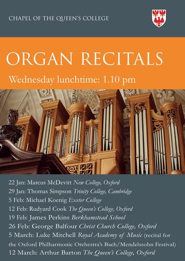 queens organ recitals ht25 poster