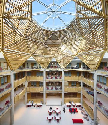 view of the great hall at the stephen a schwarzman centre for the humanities