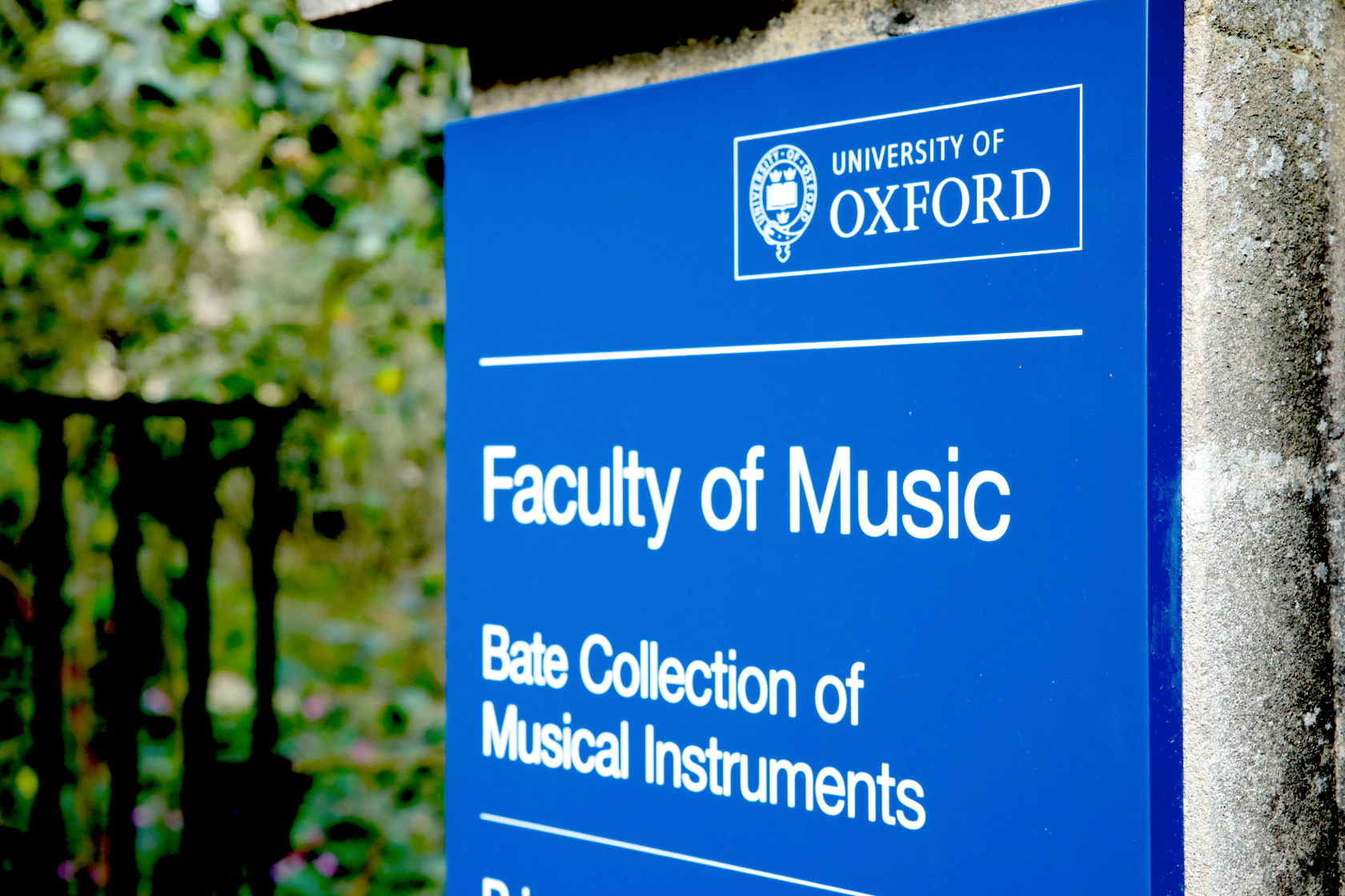 Faculty of Music sign