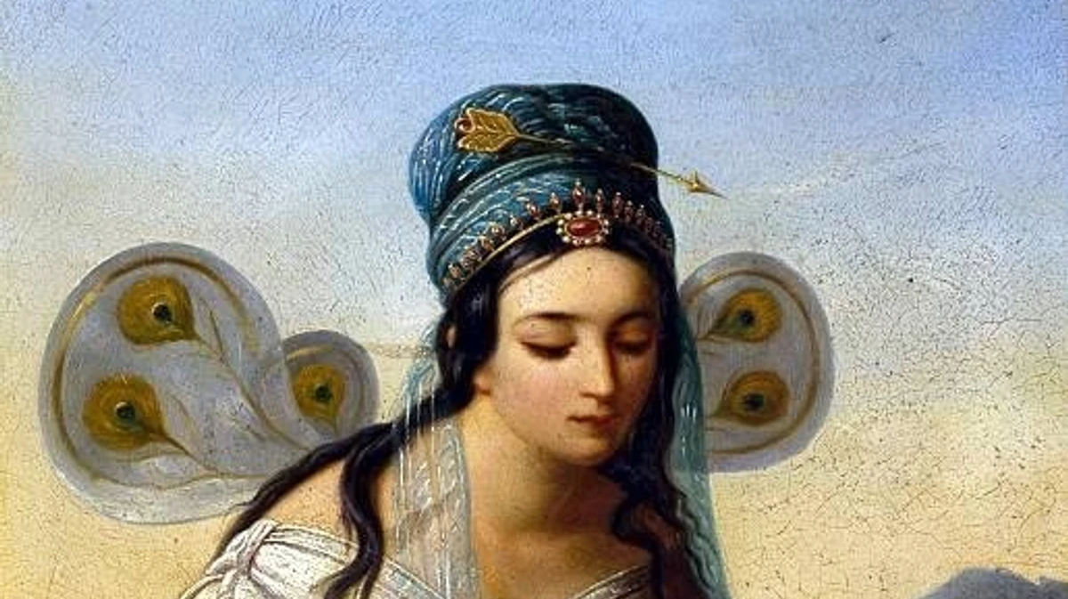 Wilhelm Hensel Portrait of Princess Elisa Radziwill Dressed as the Goddess Peri