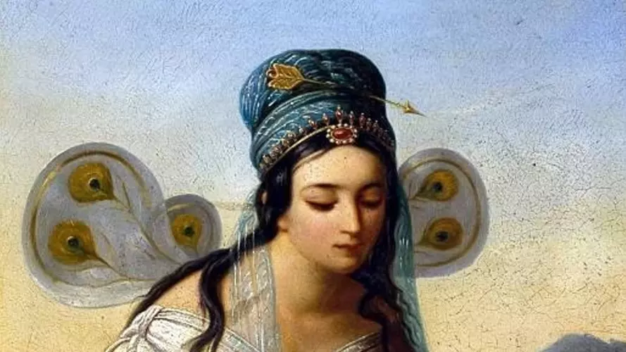 Wilhelm Hensel Portrait of Princess Elisa Radziwill Dressed as the Goddess Peri