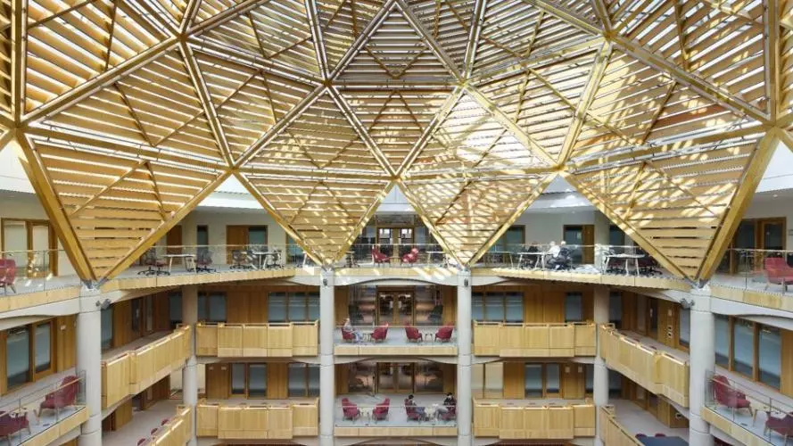 view of the great hall at the stephen a schwarzman centre for the humanities