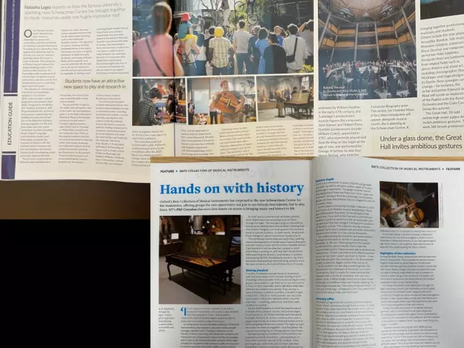 Montage of magazine articles