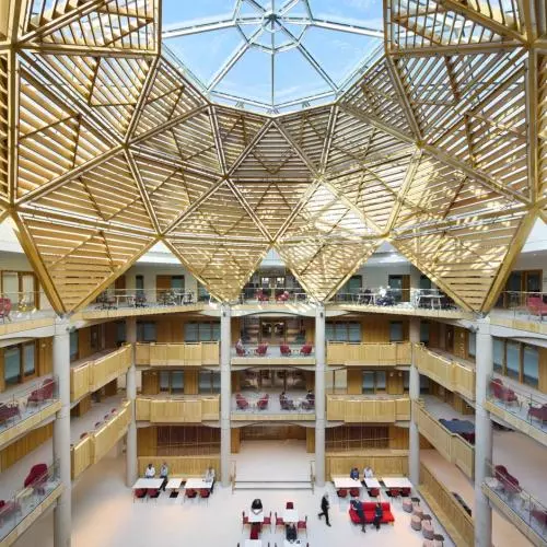 view of the great hall at the stephen a schwarzman centre for the humanities